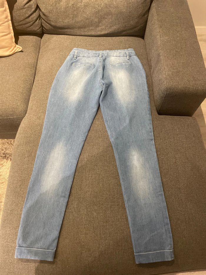 Jeans façon pantalon à pince - photo numéro 2
