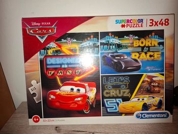 Puzzle 3×48 pièces cars