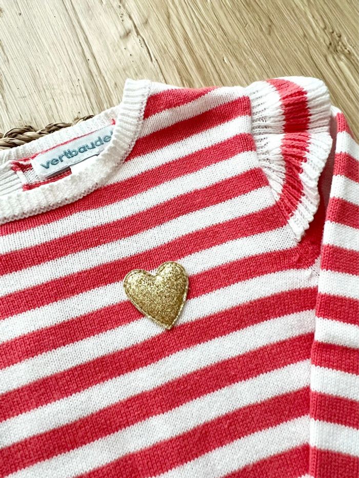 Pull fin marinière Vertbaudet - photo numéro 3