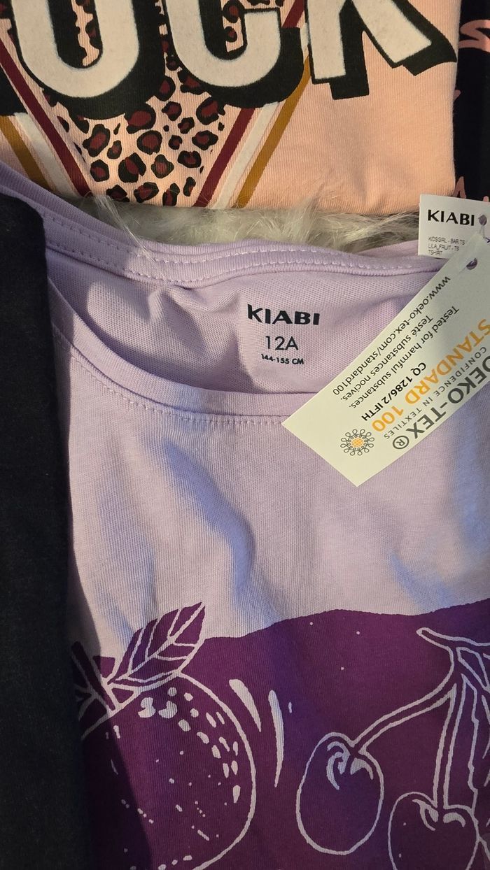 (Tous Neufs non portés) 🏷🥰🤩🩷 lot Tee-shirts MC 12 ans fille 🥰🤩🩷 - photo numéro 8