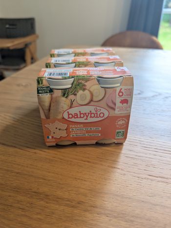 Lot de 6 pots babybio 
