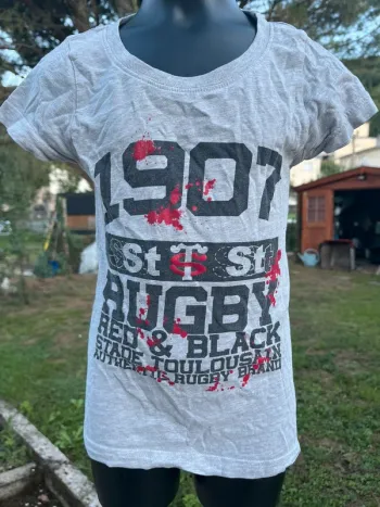 T shirt taille 6 ans stade toulousain gris