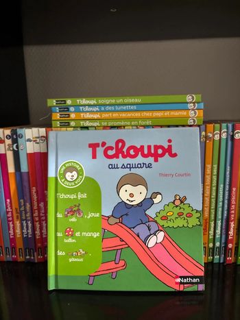 Livre T’choupi au square