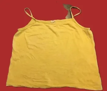 🌼 Débardeur jaune femme 38 – Estival & léger ! Highlight indispensable pour l’été