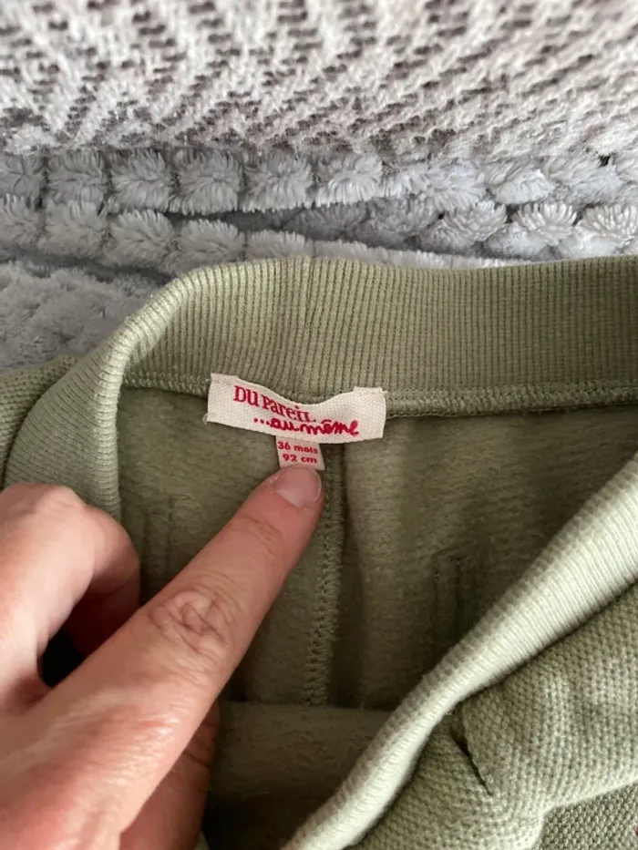 2 pantalons du pareil au même 36 mois - photo numéro 5