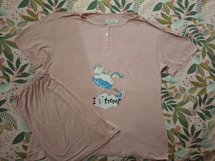 Pyjama short été licorne XL neuf