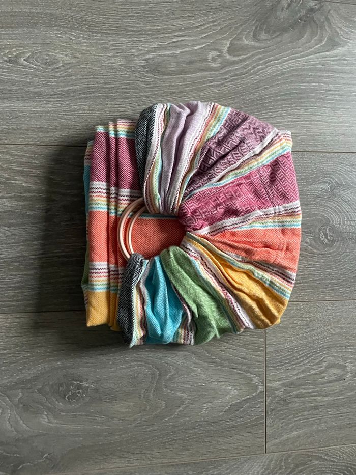 Portage sling ringsling de la marque Girasol 100% Coton - photo numéro 6