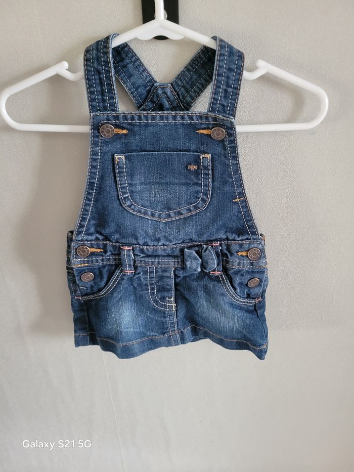 👗 Robe salopette en jean - Kitchoun - 1 mois (54 cm)