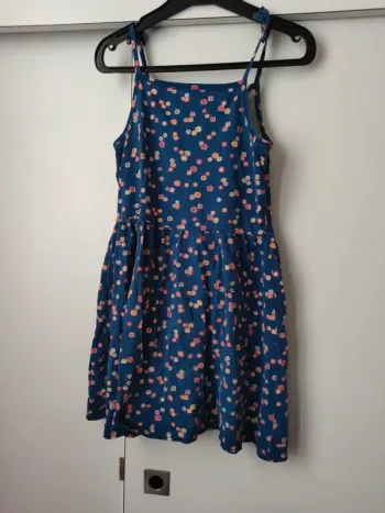 Robe bleu marine 134 cm