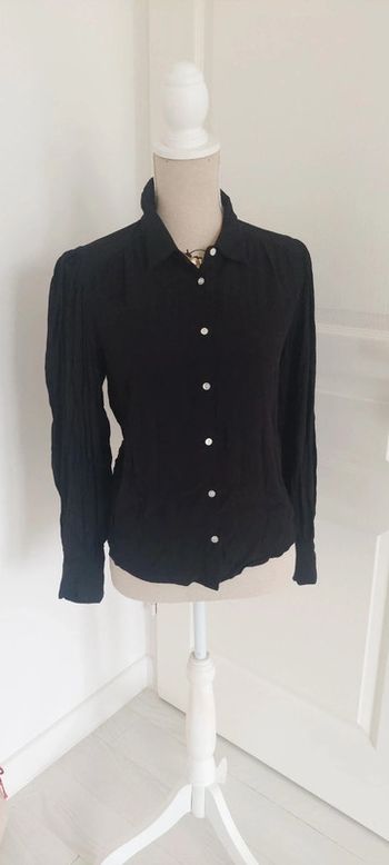 Superbe chemisier Camaieu noir taille 38