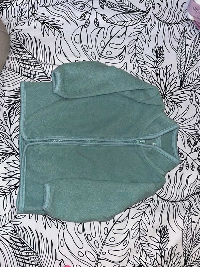 Lot de 2 gilets polaires 12 mois 74cm - photo numéro 6