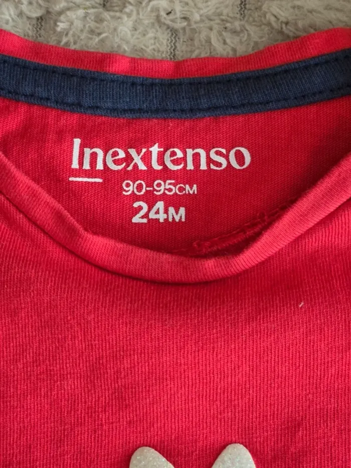 Tee shirt rouge fille - photo numéro 2