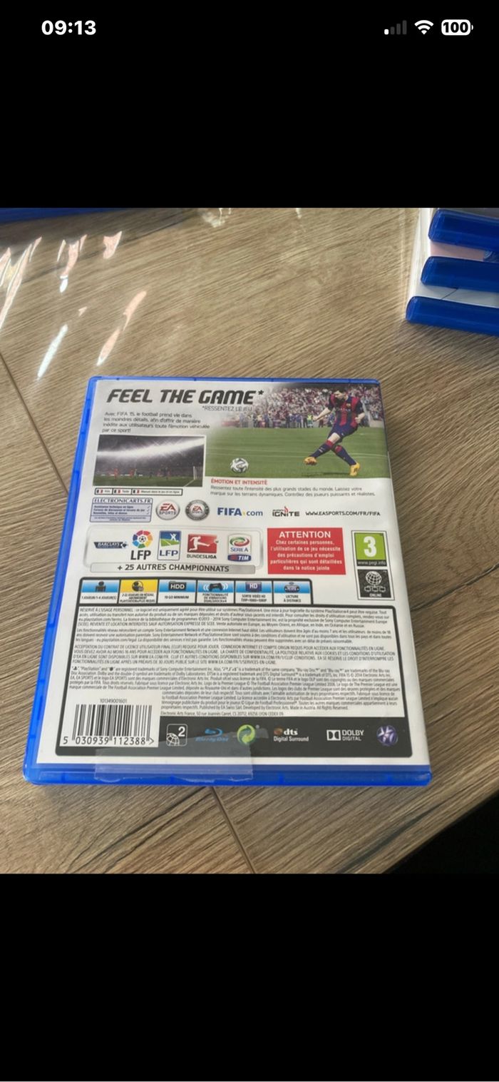 Jeu PS4 fifa 15 - photo numéro 2