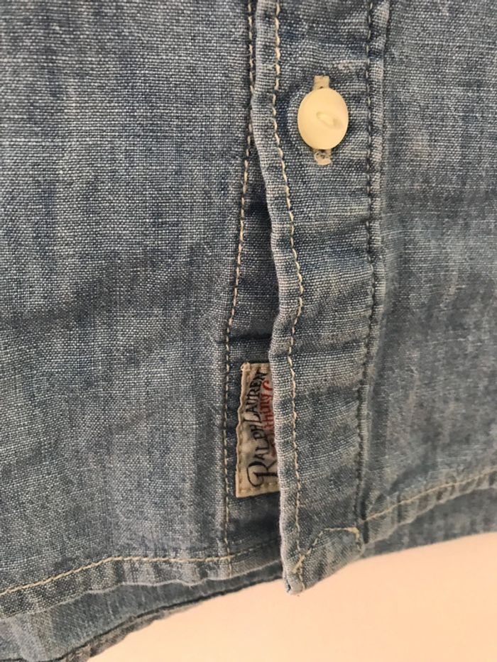 Chemise en jean blouse Polo Ralph Lauren 14 ans - photo numéro 4