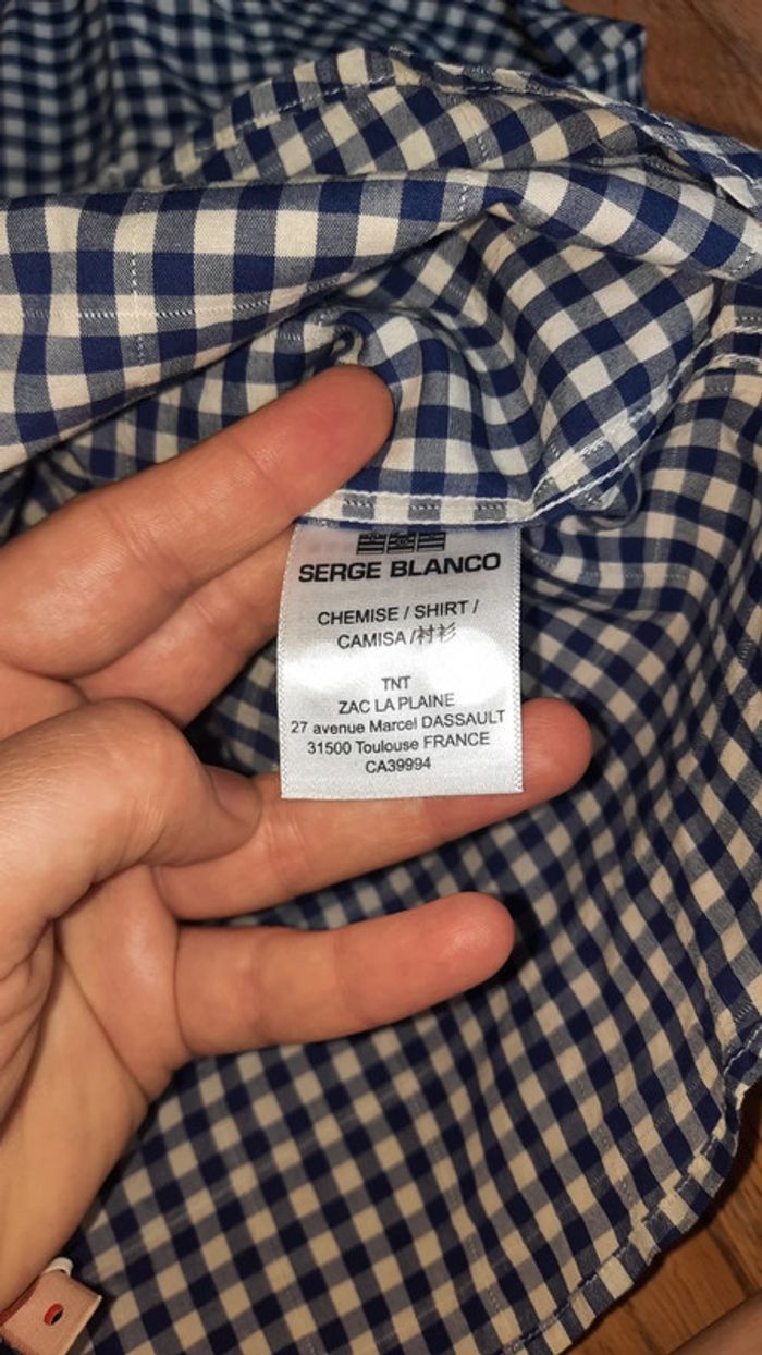 Chemise serge blanco 10 ans - photo numéro 6