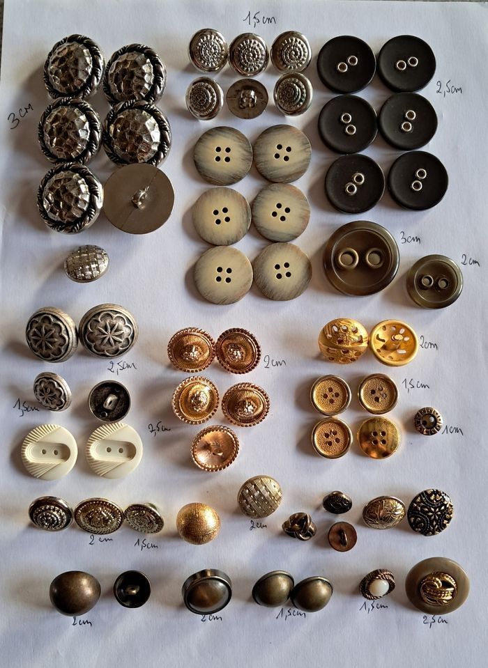 Lot de boutons de couture - photo numéro 3