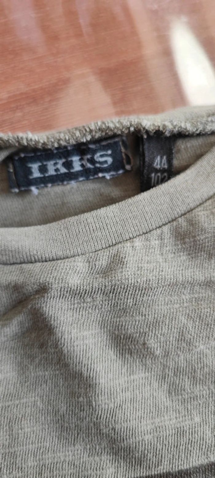 Tee-shirt manches longues IKKS 4ans - photo numéro 3