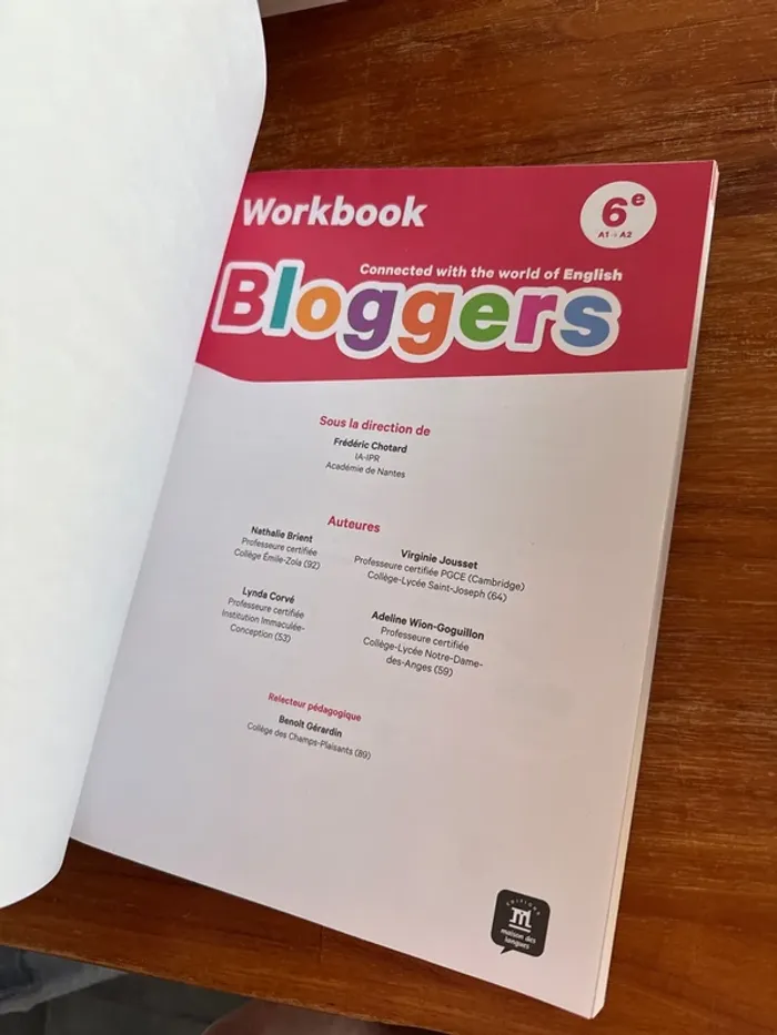 Livre bloggers 6 eme A1- A2 - photo numéro 4