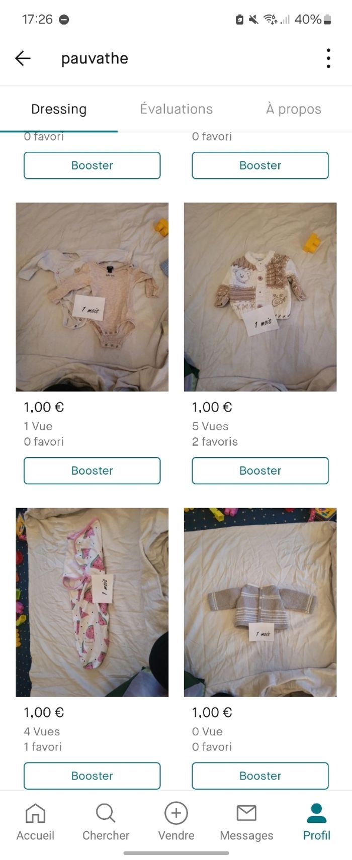 Lot vêtements 1-3 mois - photo numéro 5