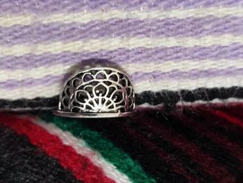 Bague fantaisie métal argenté