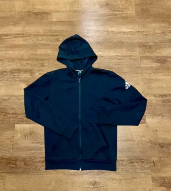 Sweat full zip à capuche adidas noir taille s