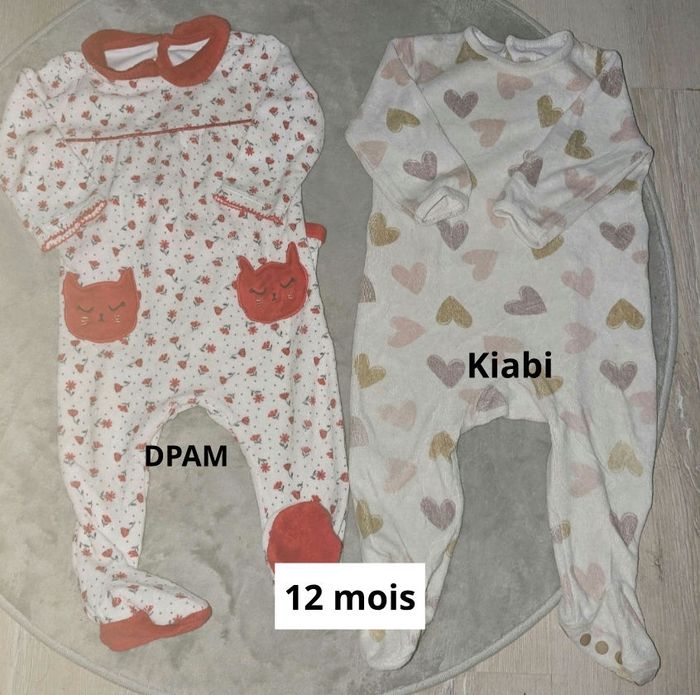 Lot pyjamas hiver fille