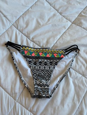 Bas de maillot de bain Penti motif géométrique multicolore taille L/40 neuf avec étiquette