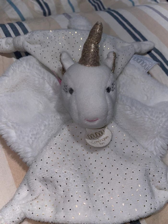 Doudou plat licorne Doudou et Compagnie - photo numéro 2