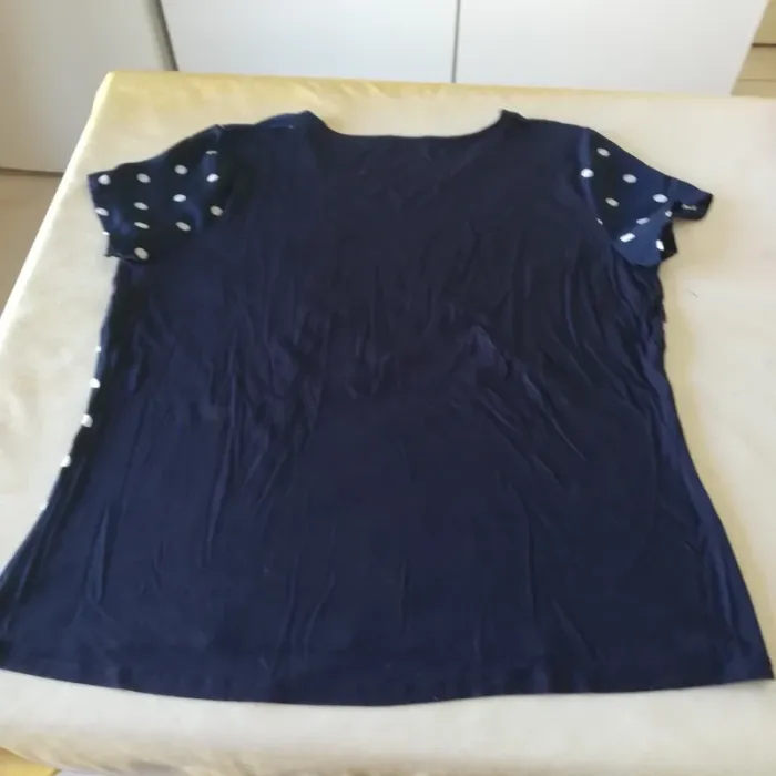 Tee-shirt Armand Thiery bi-matière bleu marine t. 44? - photo numéro 2