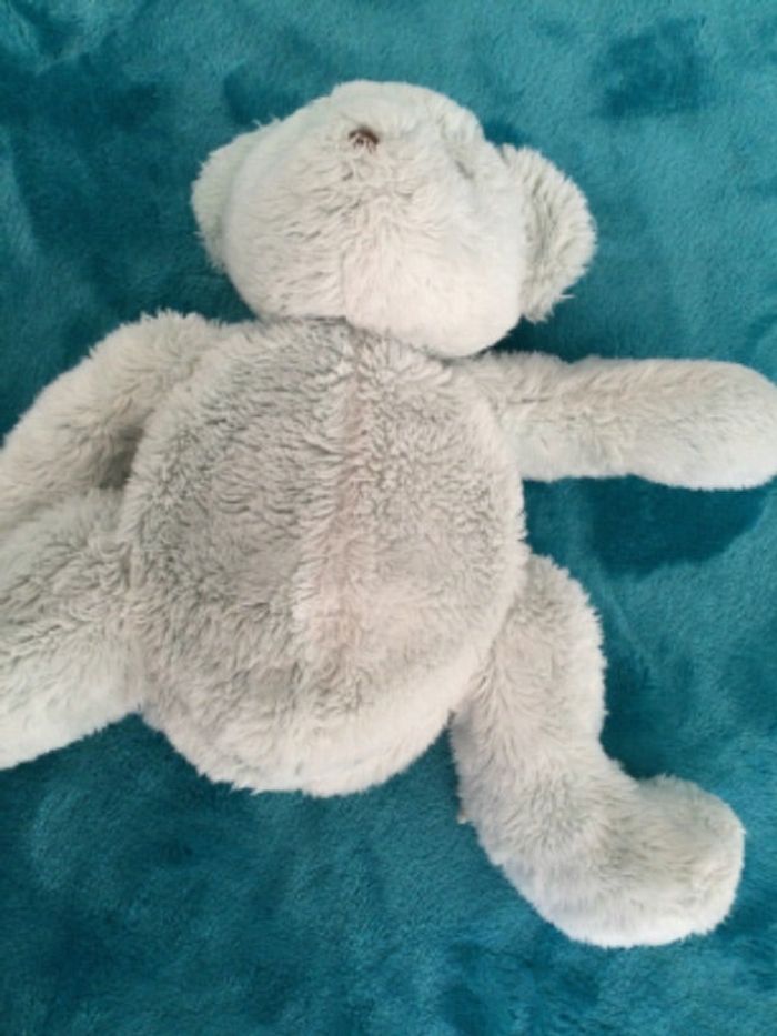 doudou ours bleu clair du pareil au même