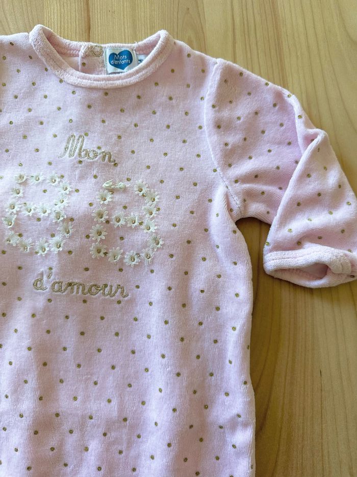 Pyjama Mots d’enfants 3 mois - photo numéro 2