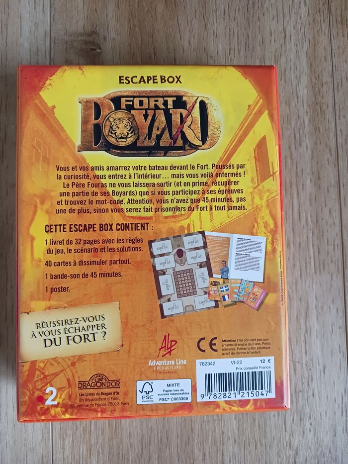 Escape box Fort Boyard état neuf - photo numéro 4