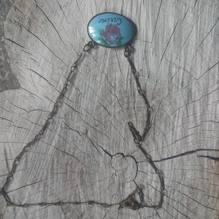 Vintage collier prénom Carine - photo numéro 3