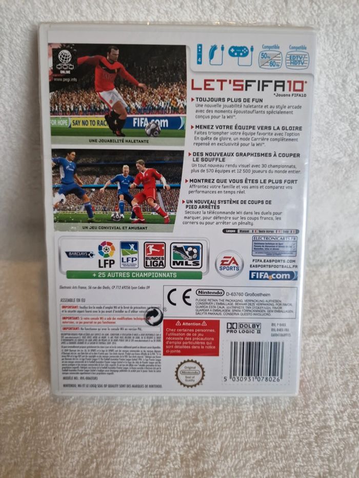 Fifa 10 Neuf sous blister Wii - photo numéro 2