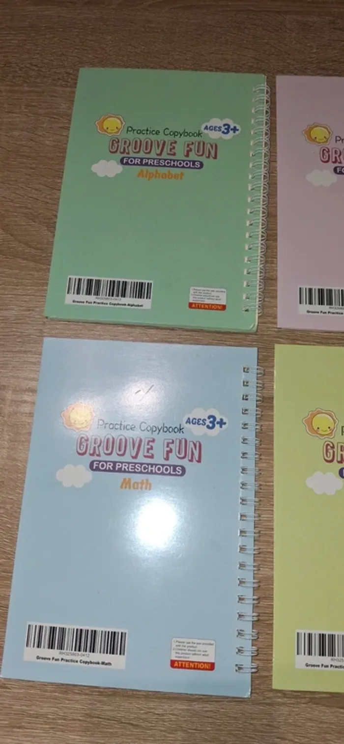 🌟 Ensemble de 4 Cahiers d'Exercices "Groove Fun" pour Enfants 🌟 - photo numéro 5