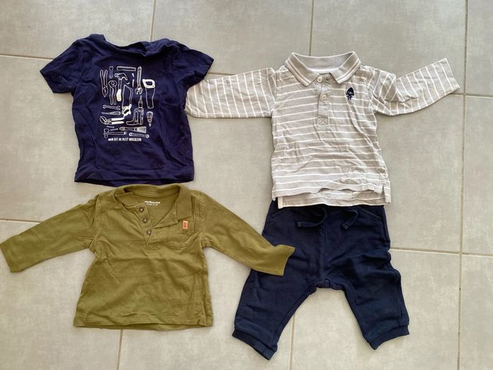 Lot vêtements automne garçon 9 mois