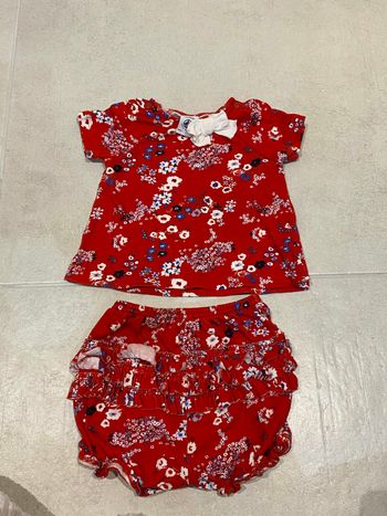 Ensemble petit bateau 12 mois