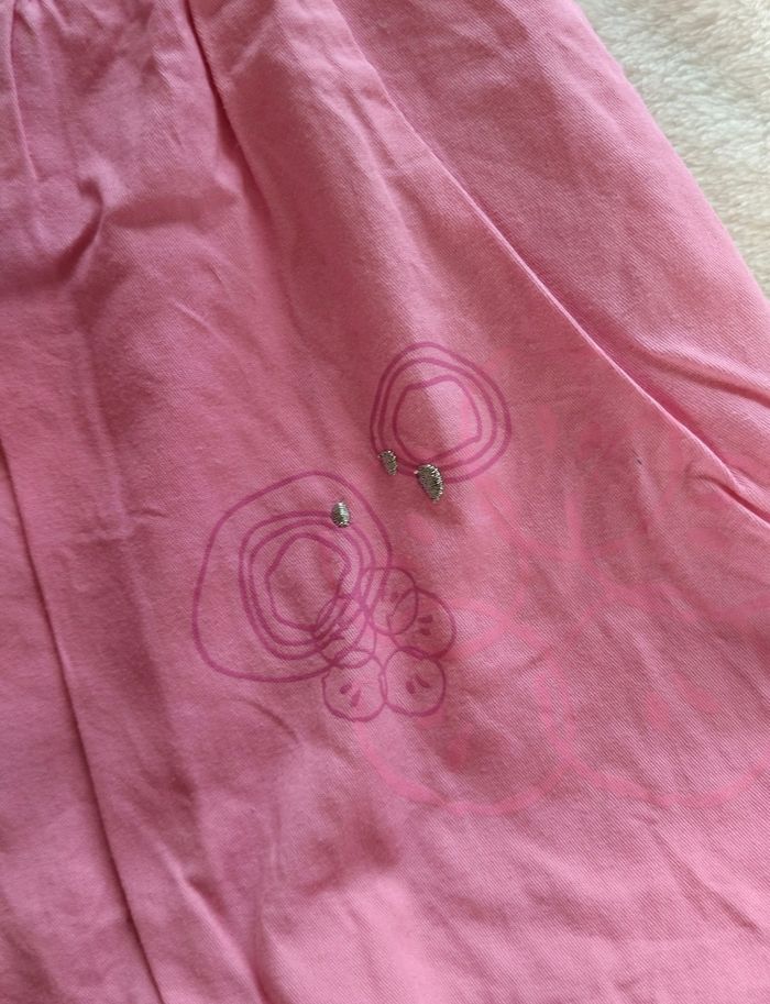 Robe mi-saison/hiver rose MINI POUCE, Taille 18 mois - photo numéro 3