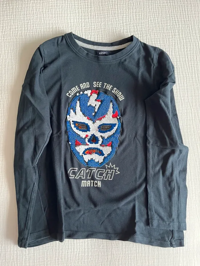 Lot de tee-shirts manches longues garçon Kiabi 8 ans - photo numéro 6