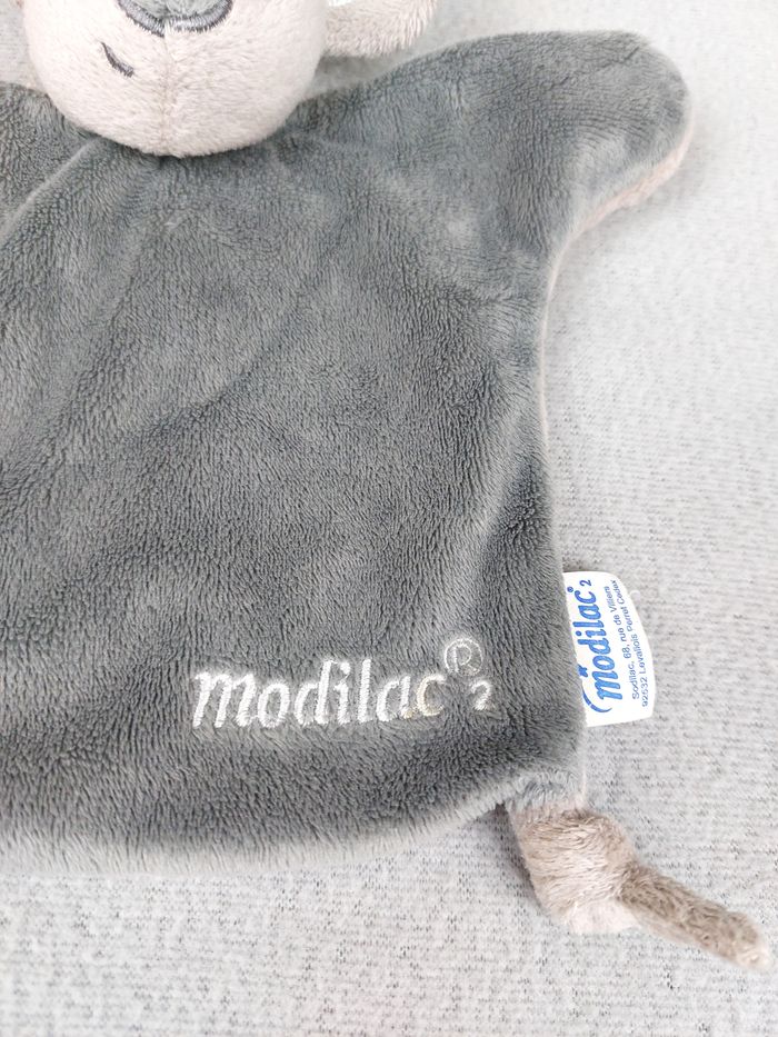 Doudou plat koala gris blanc MODILAC 2 - photo numéro 2
