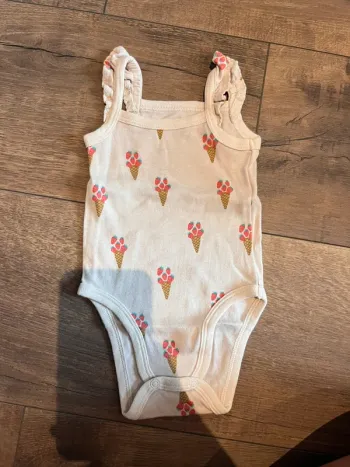 Body débardeur fille glace 3 mois