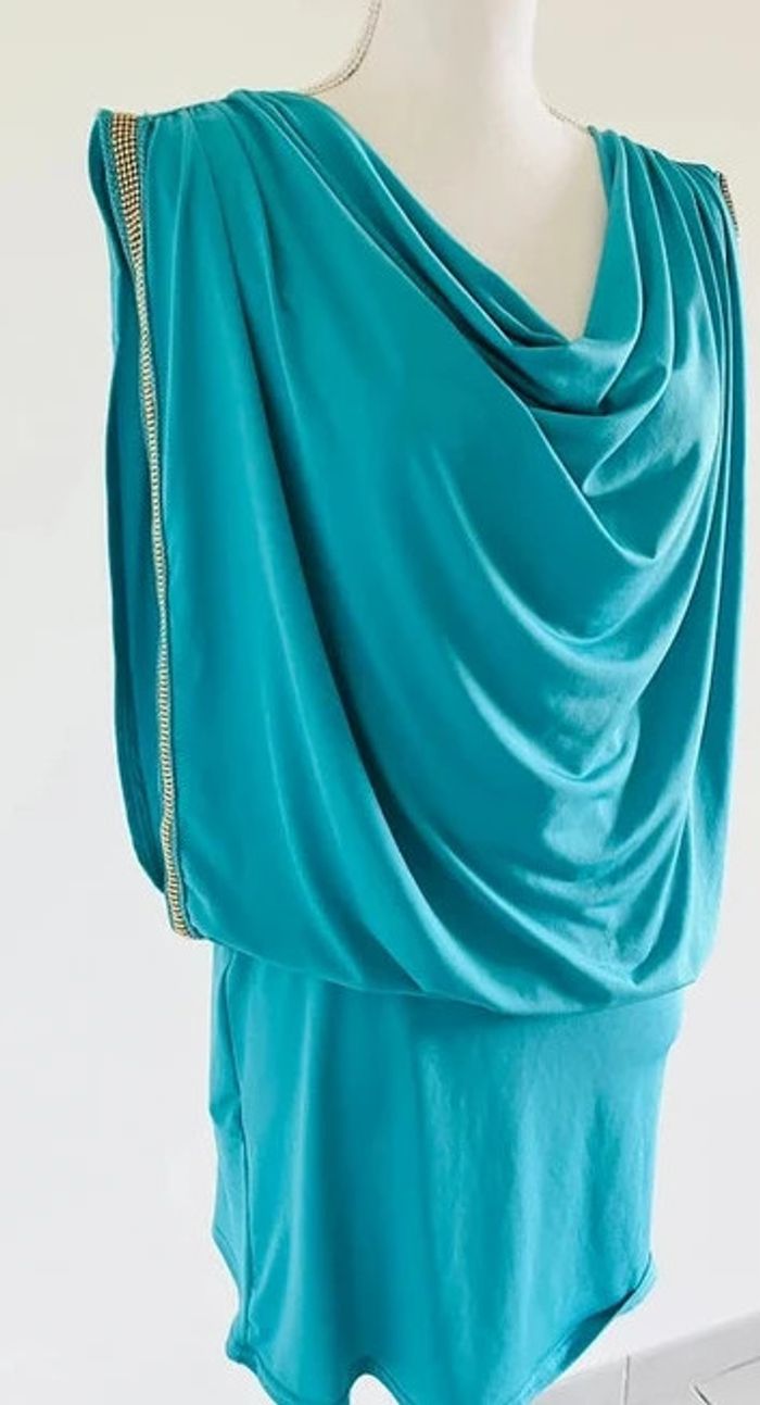 Robe turquoise Mim - photo numéro 3
