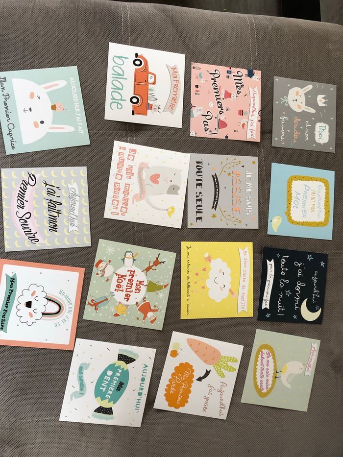 Coffret ( cartes étapes et stickers étapes )  - la première année - photo numéro 4