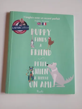 Puppy Finds a Friend / Petit chien se trouve un ami