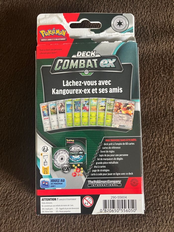 Deck combat ex Pokémon Kangourex ex Asmodee Carte Pokémon - photo numéro 2