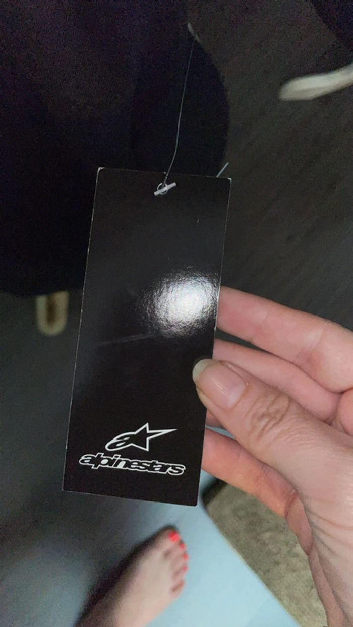 T-shirt noir Alpinestars TS neuf avec étiquette - photo numéro 4