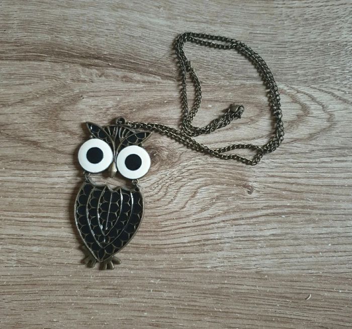 🩷 Collier hibou #emyfleury_bijoux - photo numéro 4