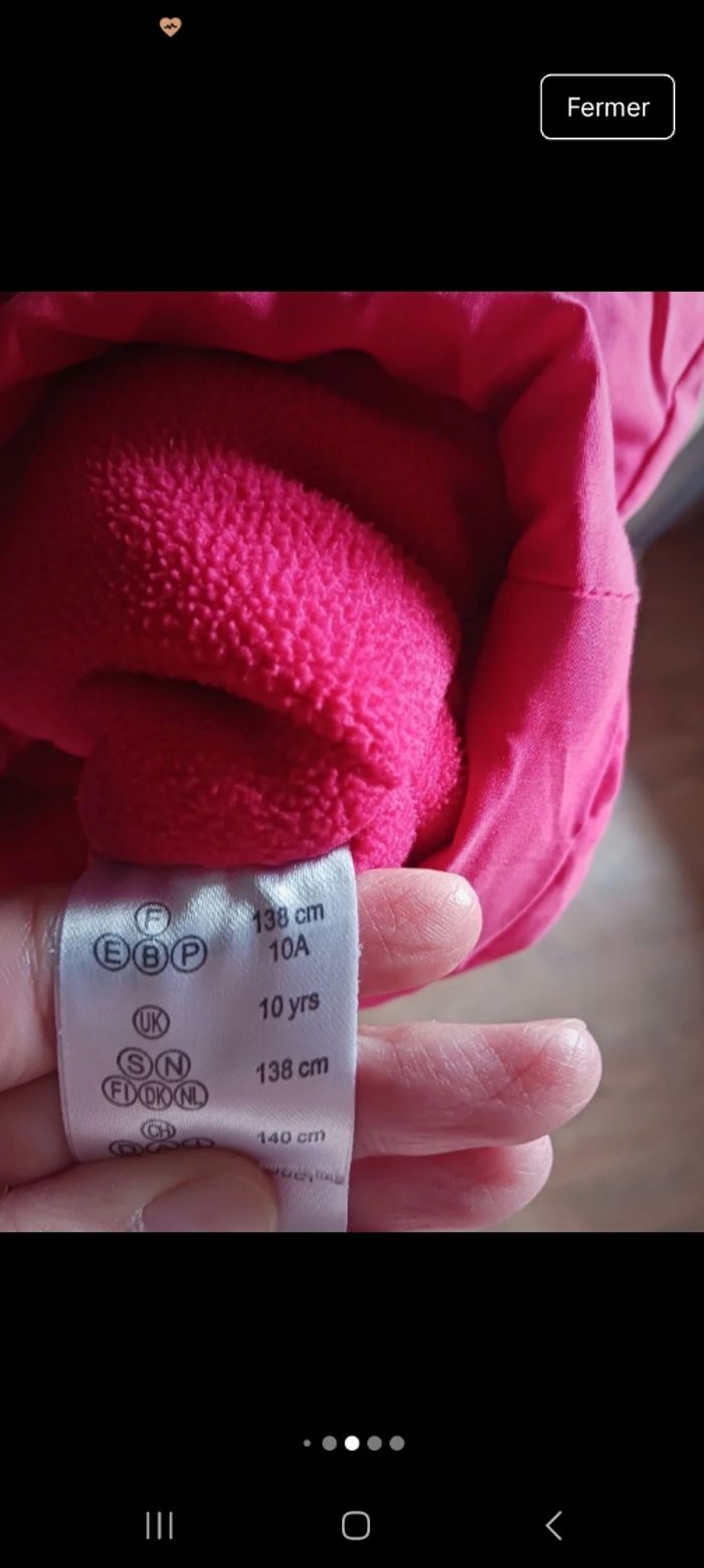 Manteau polaire imperméable - photo numéro 5
