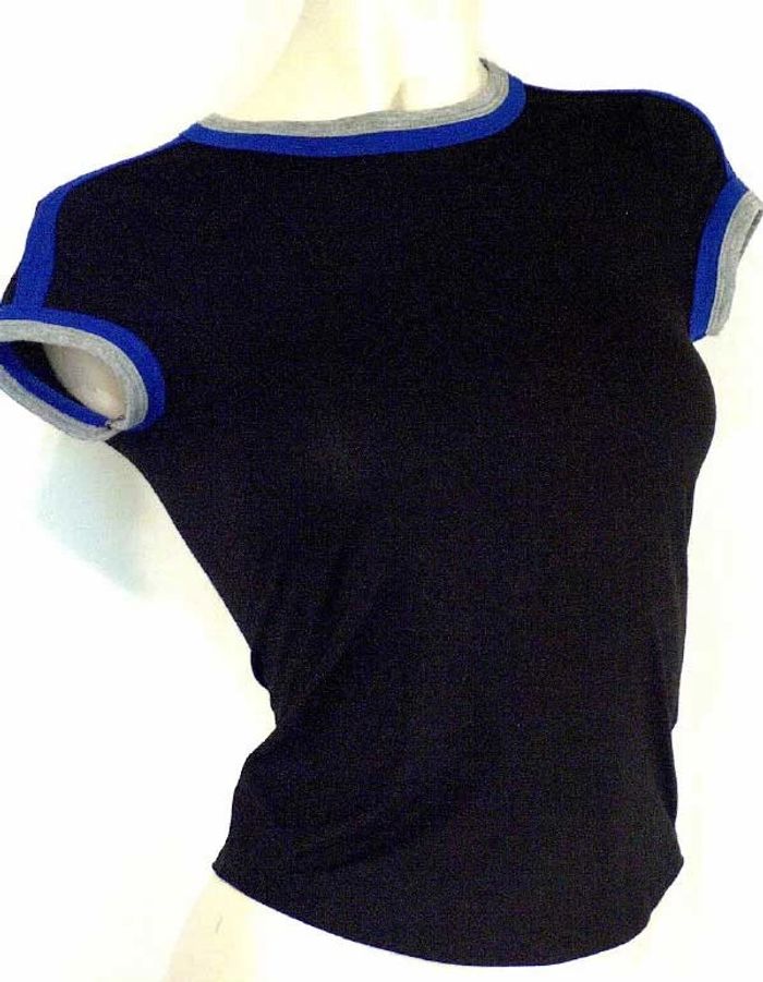 T-shirt noir, bleu roi , gris 👕Neuf de Launury taille 30/32 - photo numéro 2