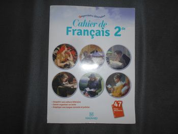 Livre: cahier de français, 2nde, empreintes littéraires (Magnard)